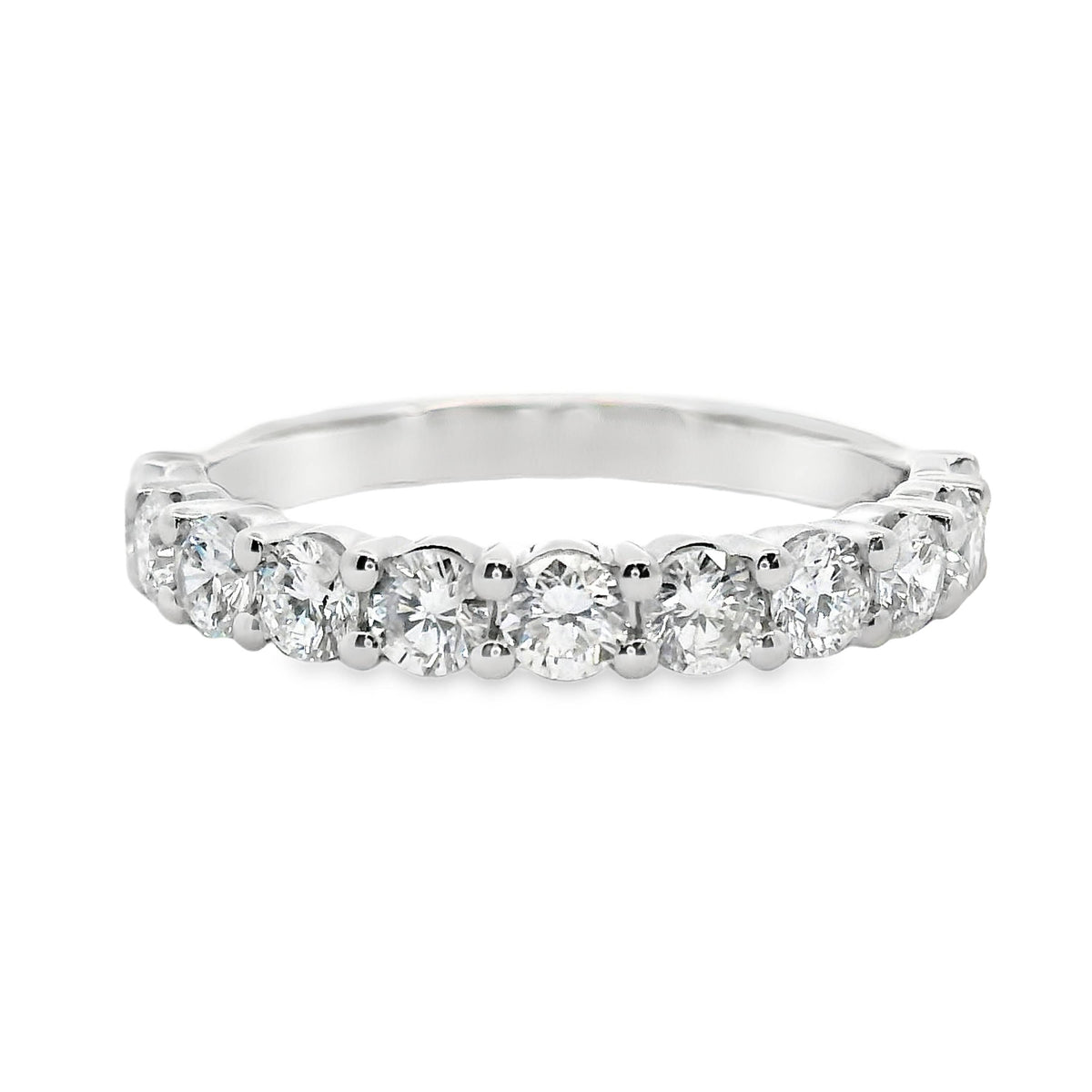 9ct White Gold Lab Grown Diamond Claw Set Ring