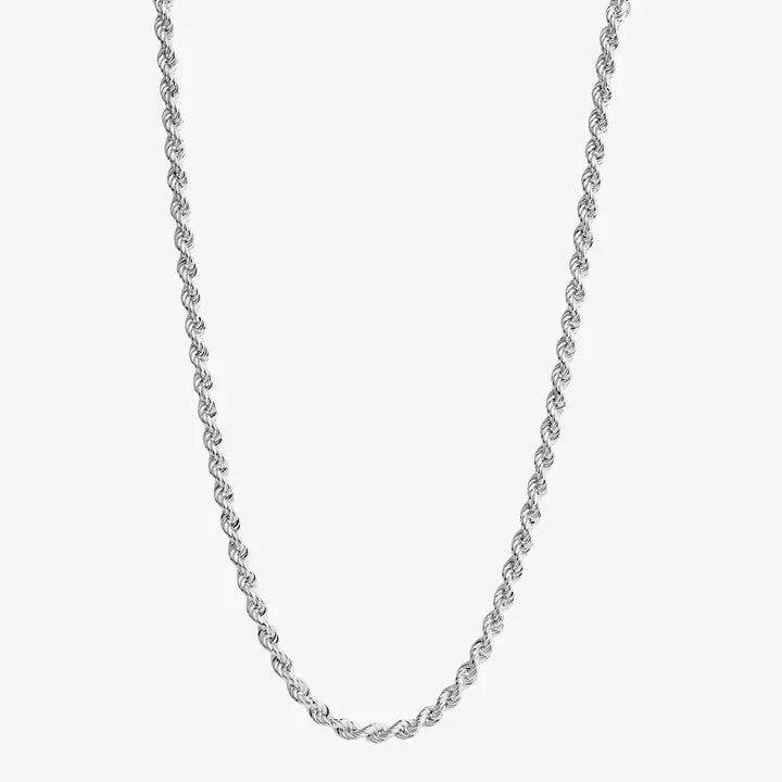 Najo Twine Silver Chain Necklace (80cm)