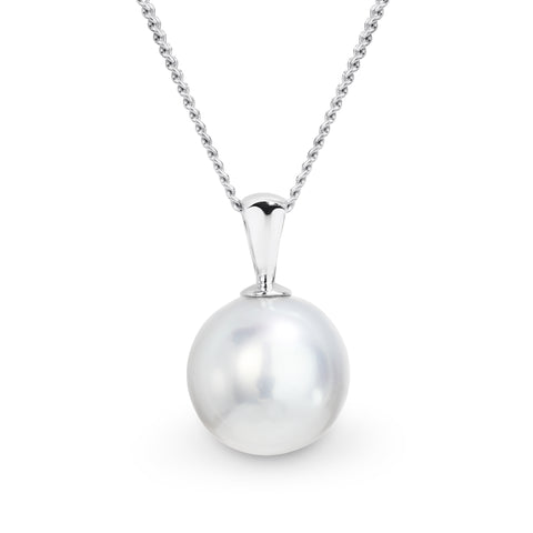 White gold South Seas Pearl pendant - Duffs Jewellers