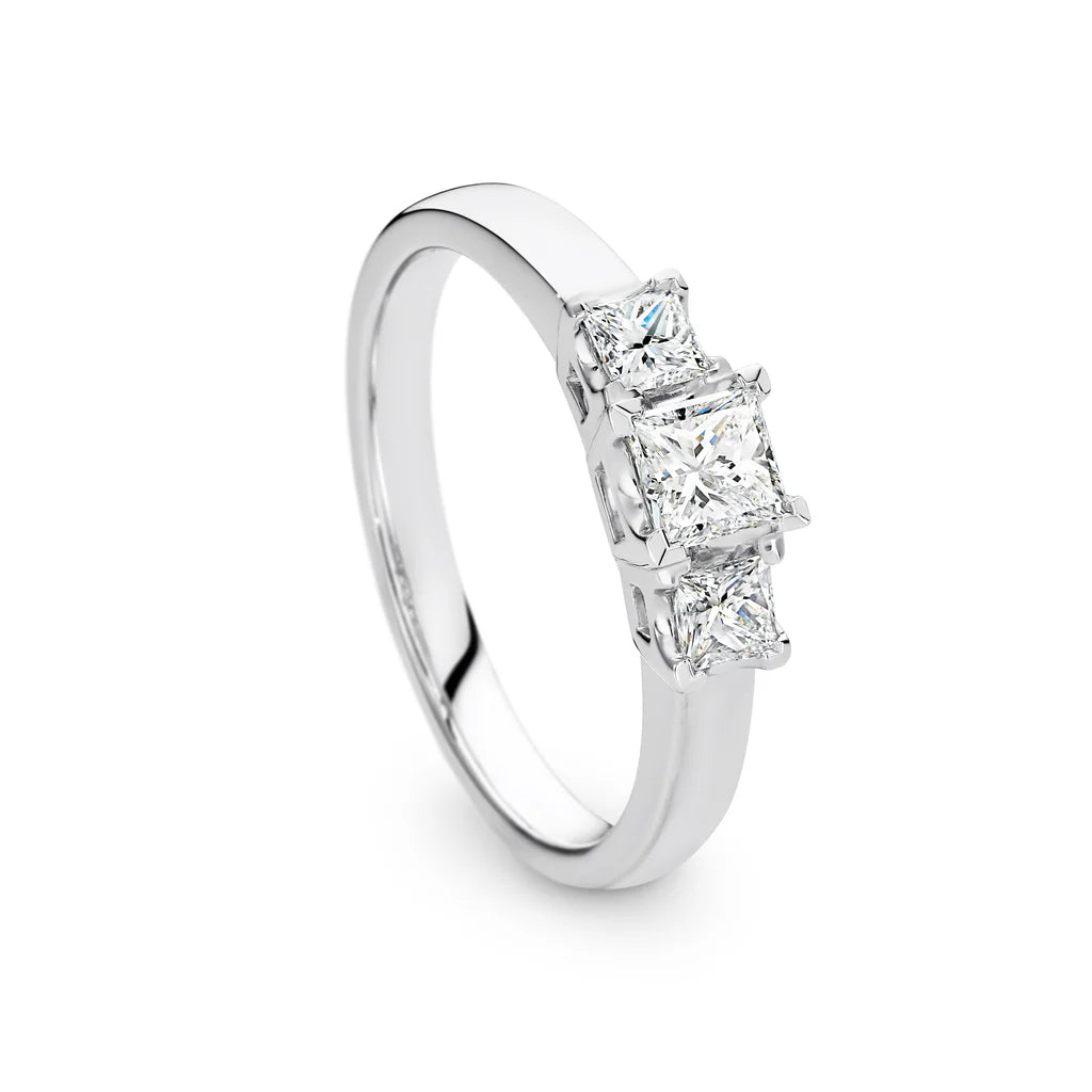 Trilogy Engagement Ring Collection
