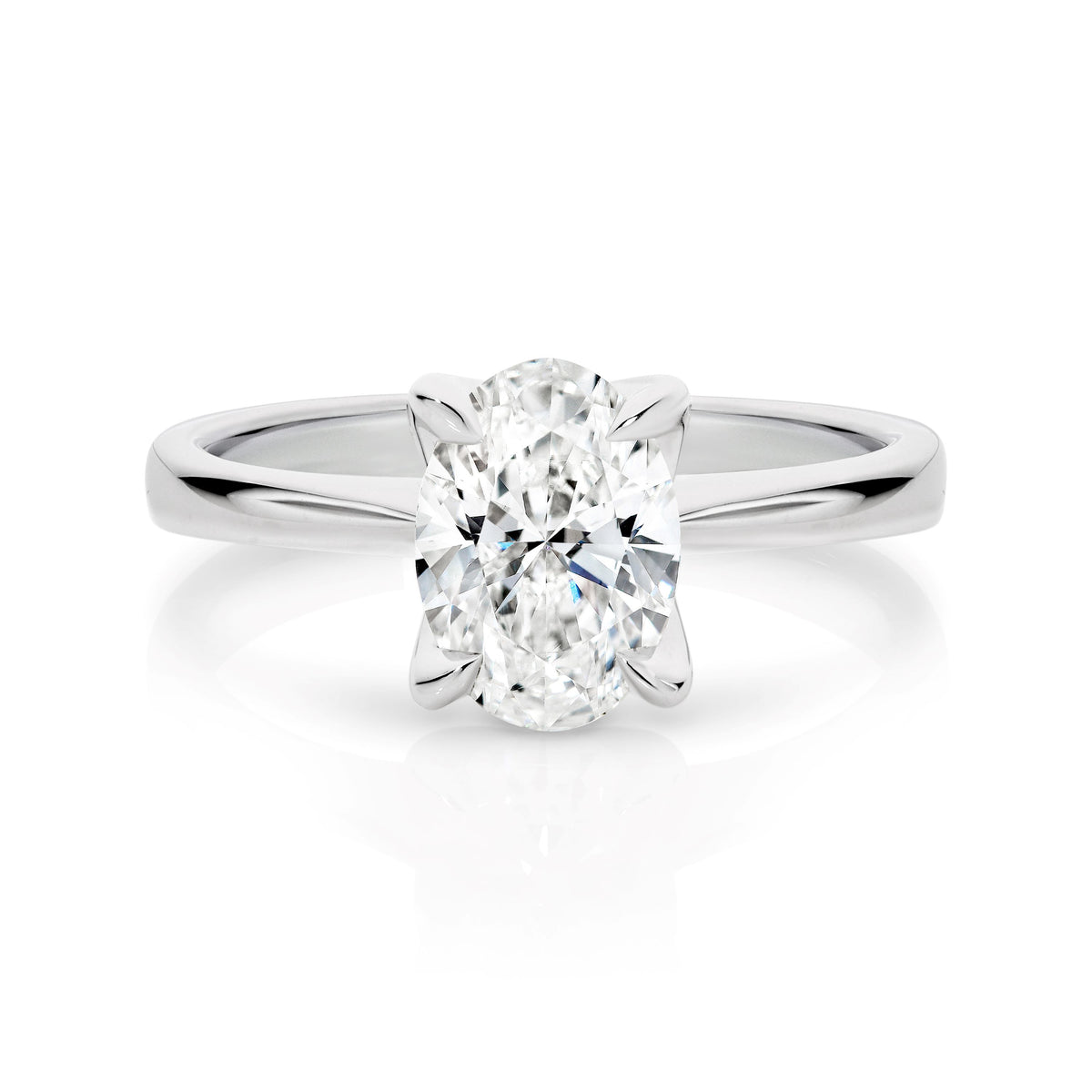 Antonia 18ct White Gold Diamond Solitaire Ring with 1.70ct D SI2