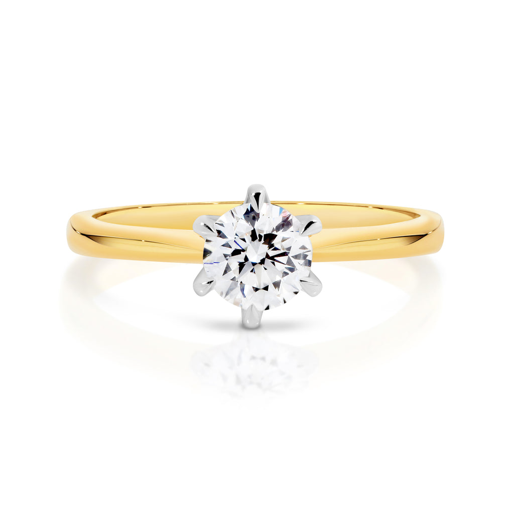 RBC Lab Grown Diamond Solitaire Engagement Ring 0.70ct