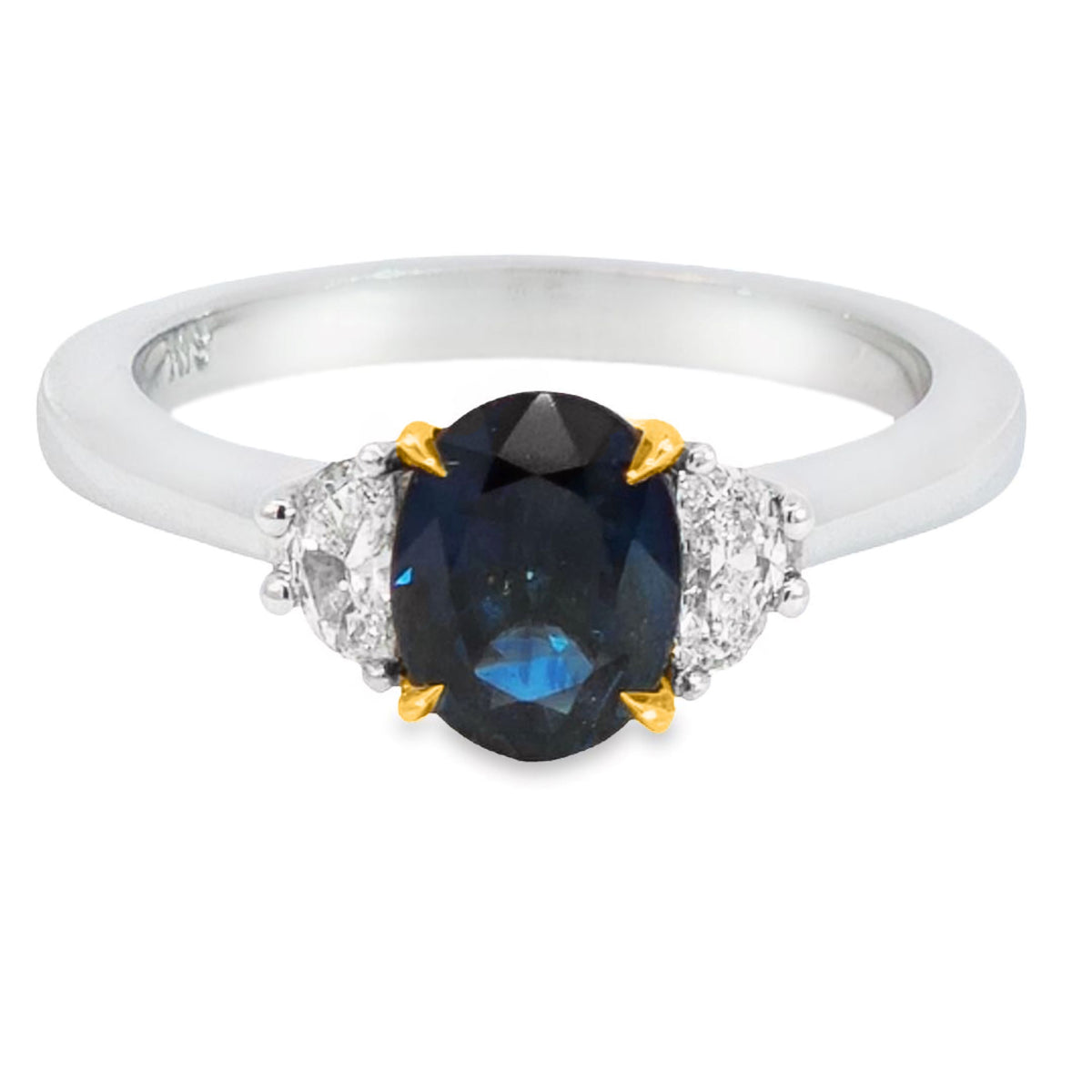 Sapphire Dreams 18ct White And Yellow Gold Le Bleu Ring