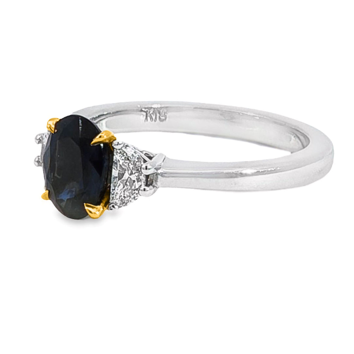 Sapphire Dreams 18ct White And Yellow Gold Le Bleu Ring