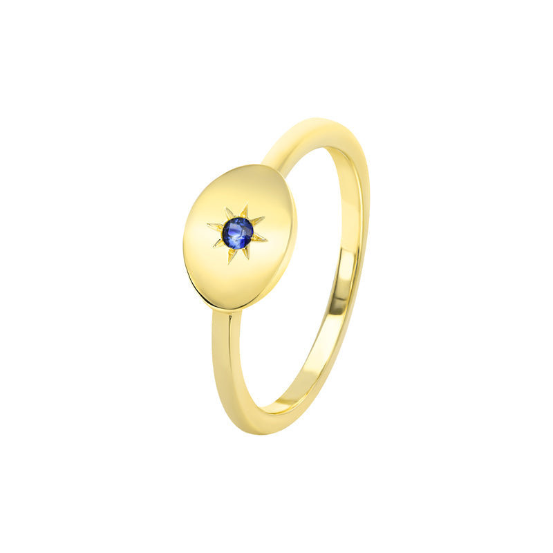 Sapphire Dreams 9ct Yellow Gold Maida Ring