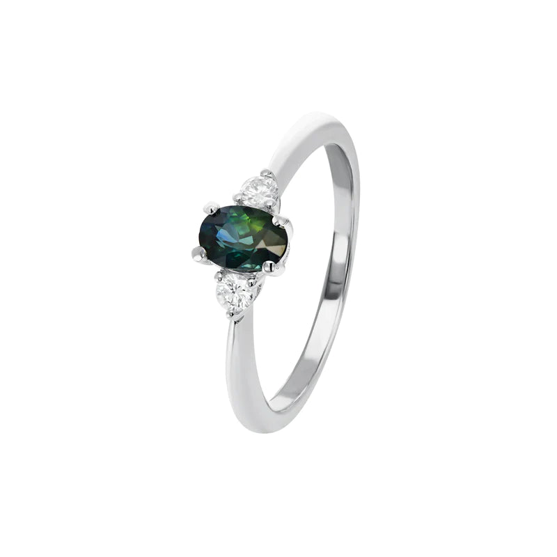 Sapphire Dreams 18ct White Gold Belle Ring