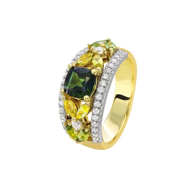 Sapphire Dreams 18ct Yellow Gold Mavisha Ring