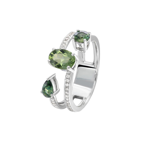 Sapphire Dreams 18ct White Gold Yooralla Ring