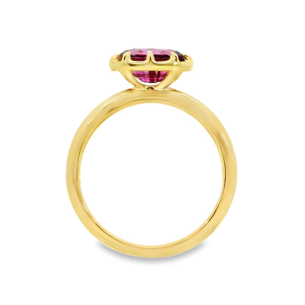 9ct Yellow Gold Rhodolite Garnet Ring