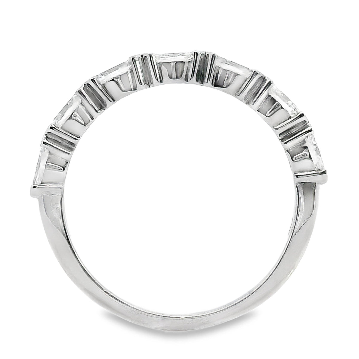 18ct White Gold Marquise Cut Diamond Dress Ring