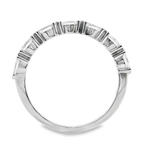 18ct White Gold Marquise Cut Diamond Dress Ring