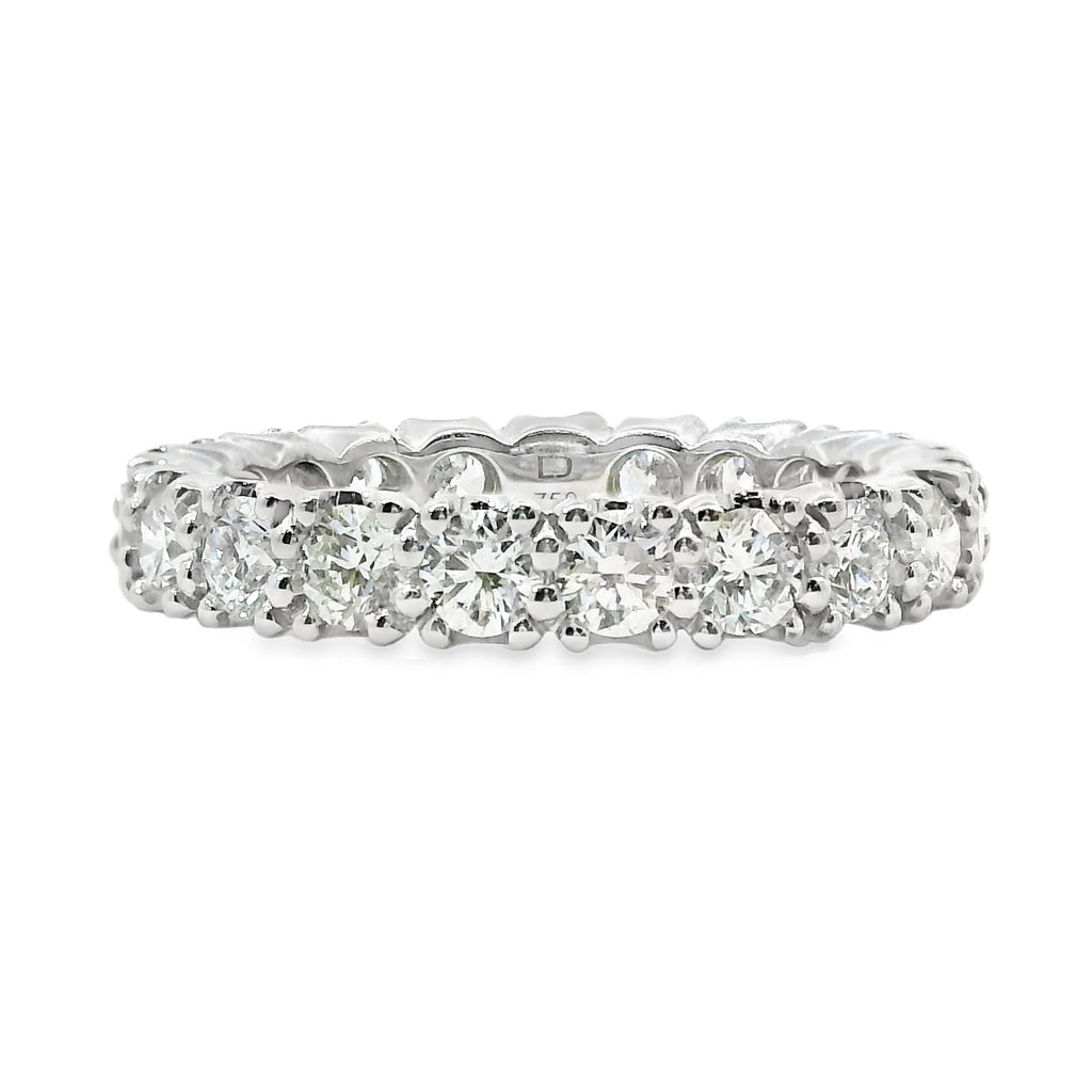 Susan 18ct White Gold Lab Grown Diamond Full Set Eternity Ring