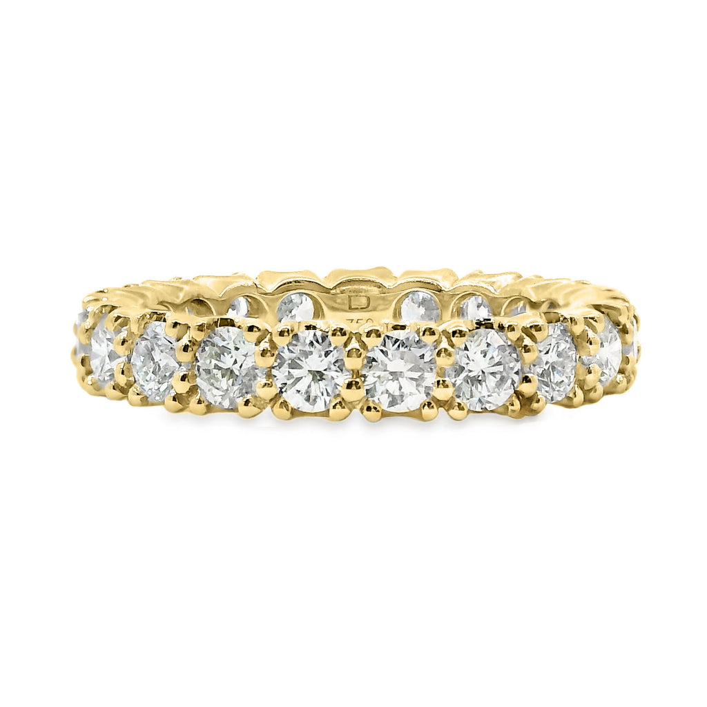 Susan 18ct Yellow Gold Lab Grown Diamond Full Set Eternity Ring