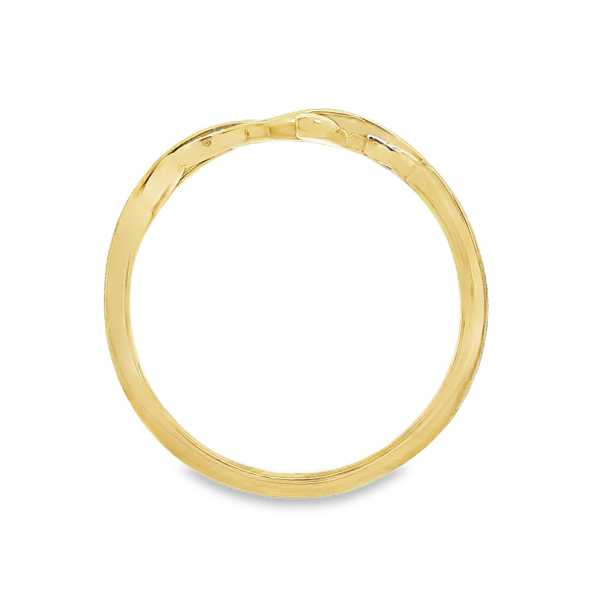 9ct Yellow Gold Wrap Around Diamond Set Vine Ring