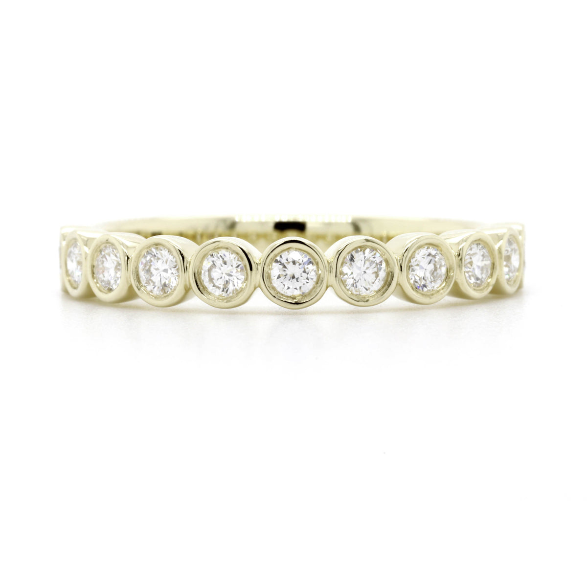 Yellow Gold Bezel Set Dress Ring