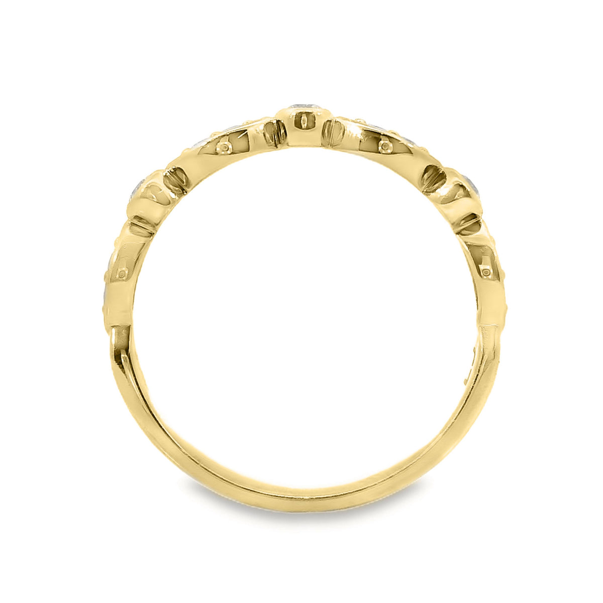 9ct Yellow Gold Natural Diamond Dress Ring 0.20ct TDW