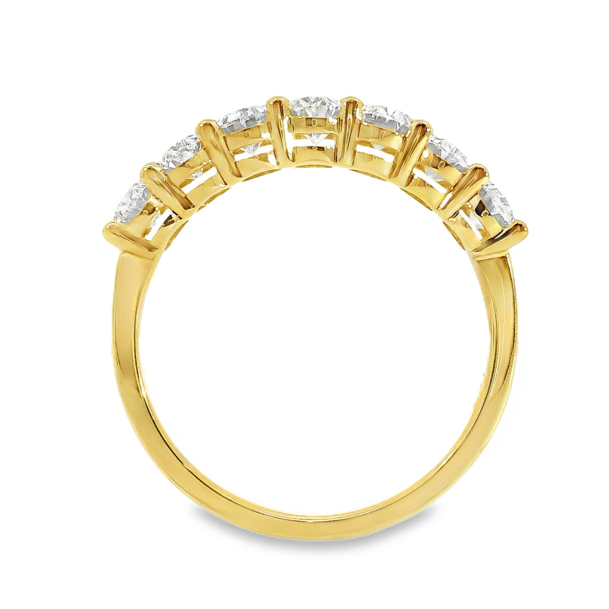 Claudia 9ct Yellow Gold Oval Cut Lab Grown Diamond Ring