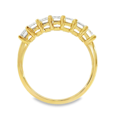 Iris 9ct Yellow Gold Emerald Cut Lab Grown Diamond Ring