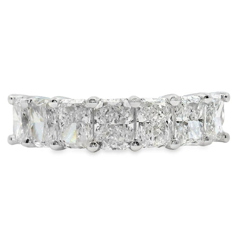 Mia 9ct White Gold Radiant Cut Lab Grown Diamond Ring