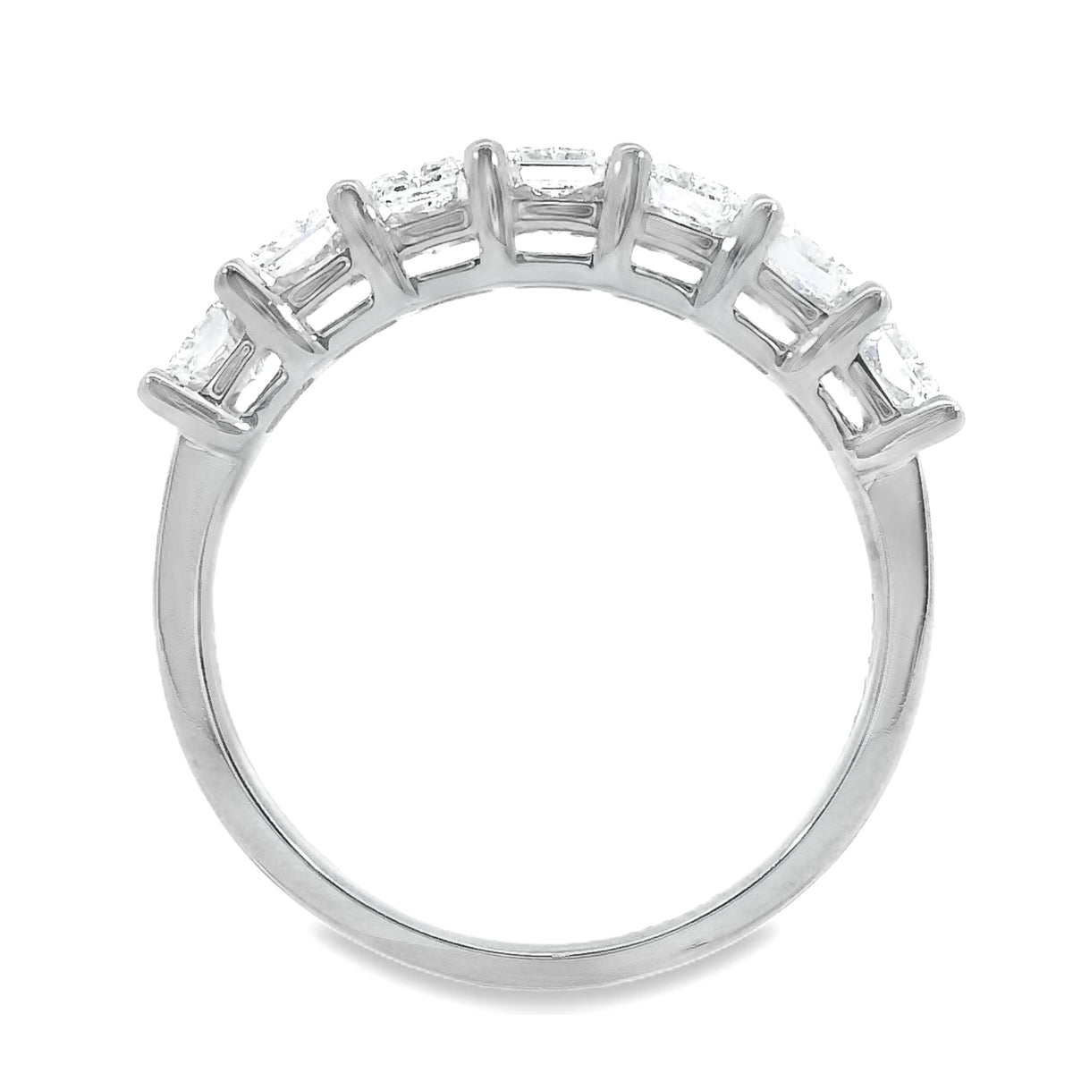 Mia 9ct White Gold Radiant Cut Lab Grown Diamond Ring