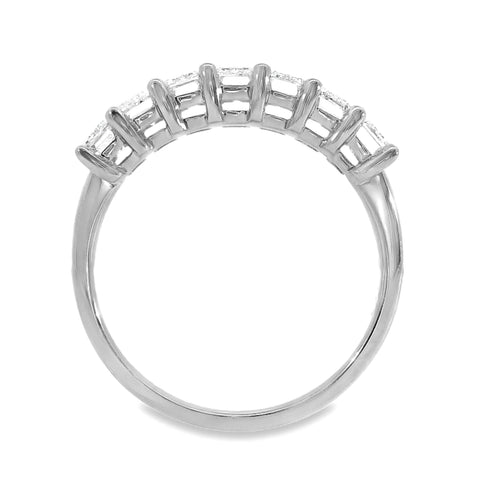 Iris 9ct White Gold Emerald Cut Lab Grown Diamond Ring