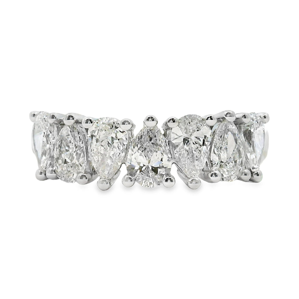 Juno 9ct White Gold Pear Cut Lab Grown Diamond Ring