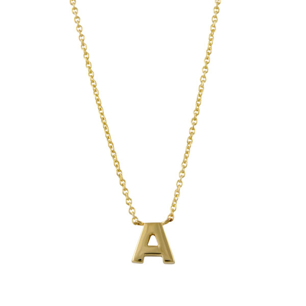 VT LUXE DELICATE INITIAL NECKLACE 