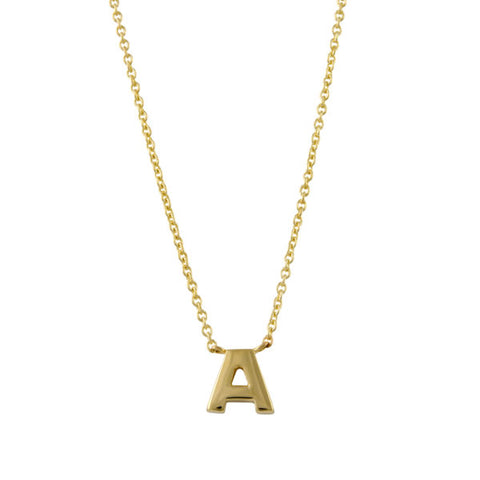 VT LUXE DELICATE INITIAL NECKLACE 