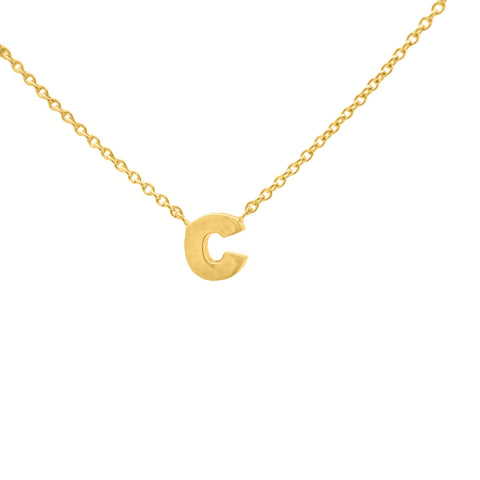 VT LUXE DELICATE INITIAL NECKLACE 