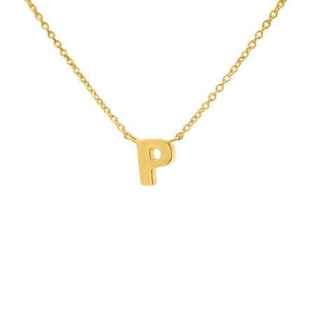 VT LUXE DELICATE INITIAL NECKLACE 