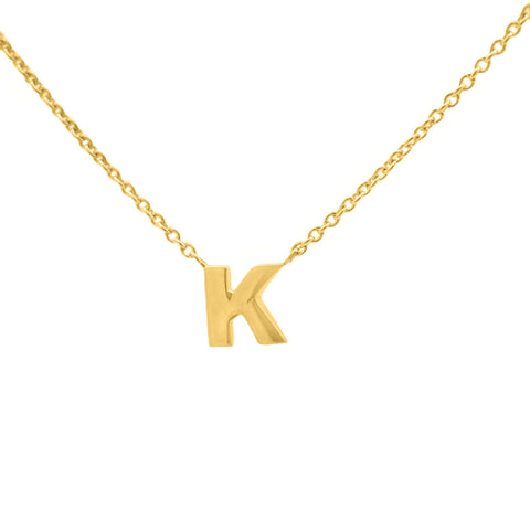 VT LUXE DELICATE INITIAL NECKLACE 