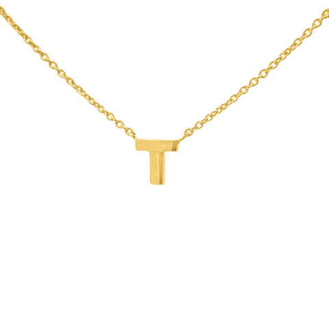 VT LUXE DELICATE INITIAL NECKLACE 