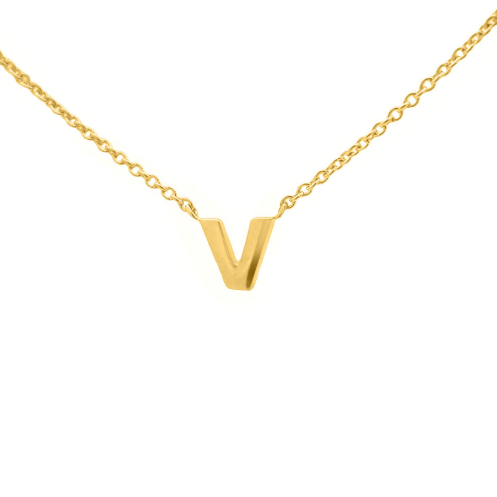 VT LUXE DELICATE INITIAL NECKLACE 