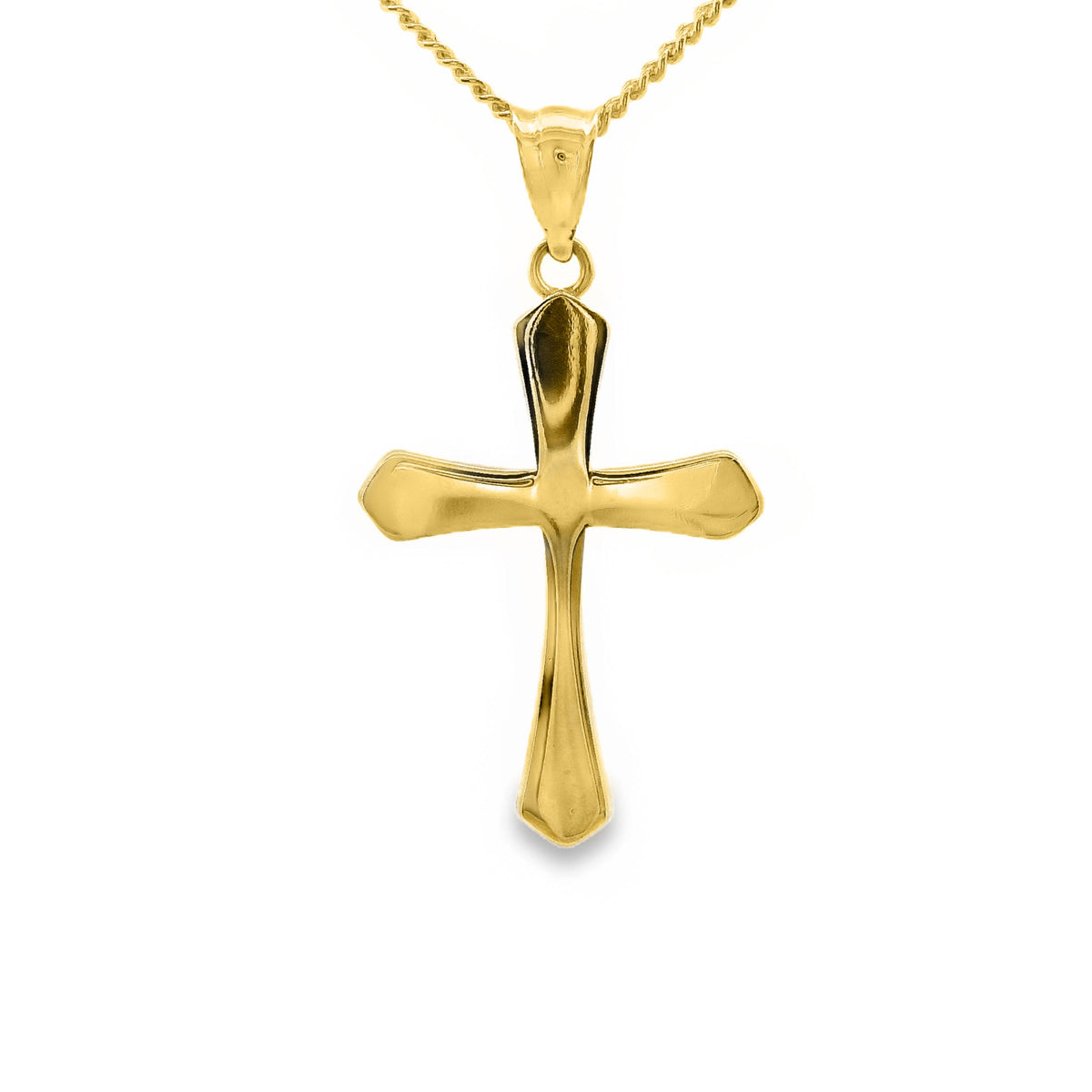 9ct Yellow Gold Cross Pendant