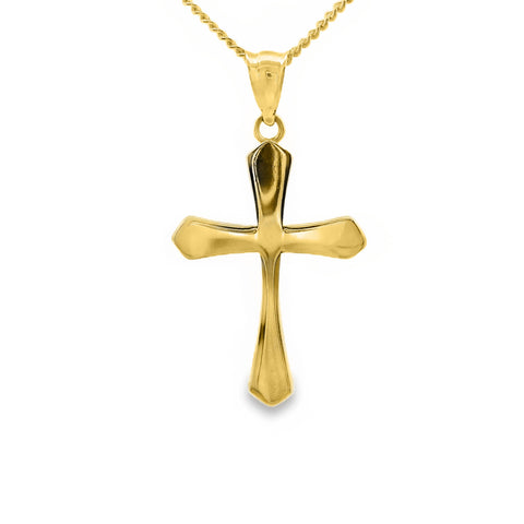 9ct Yellow Gold Cross Pendant