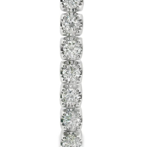 18ct White Gold Natural Diamond Tennis Bracelet 2.00ct TDW