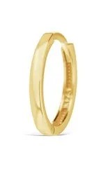 9ct Yellow Gold Square Tube Huggie Earring Pair