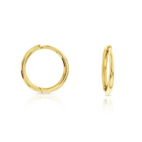 9ct Yellow Gold Huggie Earrings
