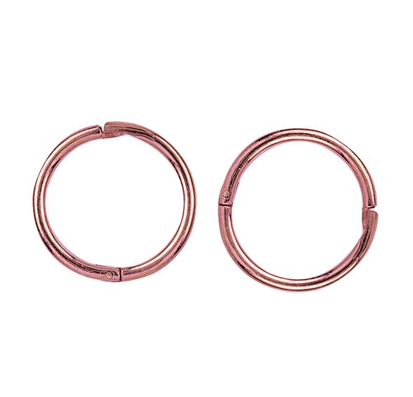 9ct Rose Gold 10mm Sleeper Earrings