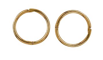 9ct Yellow Gold 8mm Sleeper Earrings