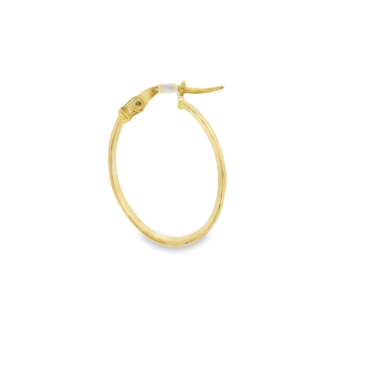 9ct Yellow Gold Italian Comfort Fit Hoop Earrings