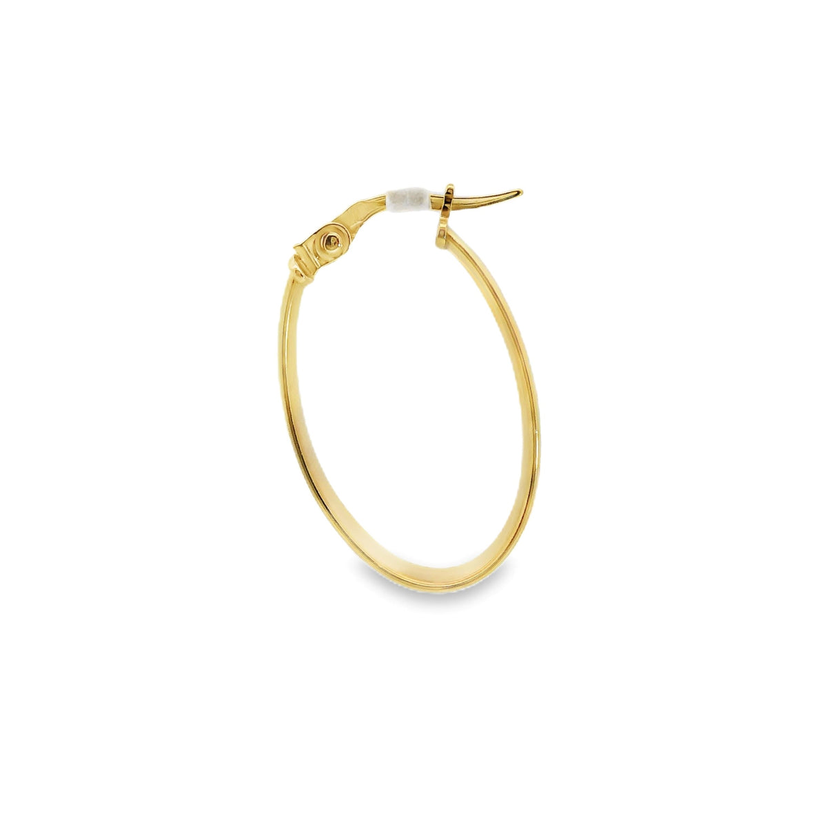 9ct Yellow Gold Italian Comfort Fit Hoop Earrings