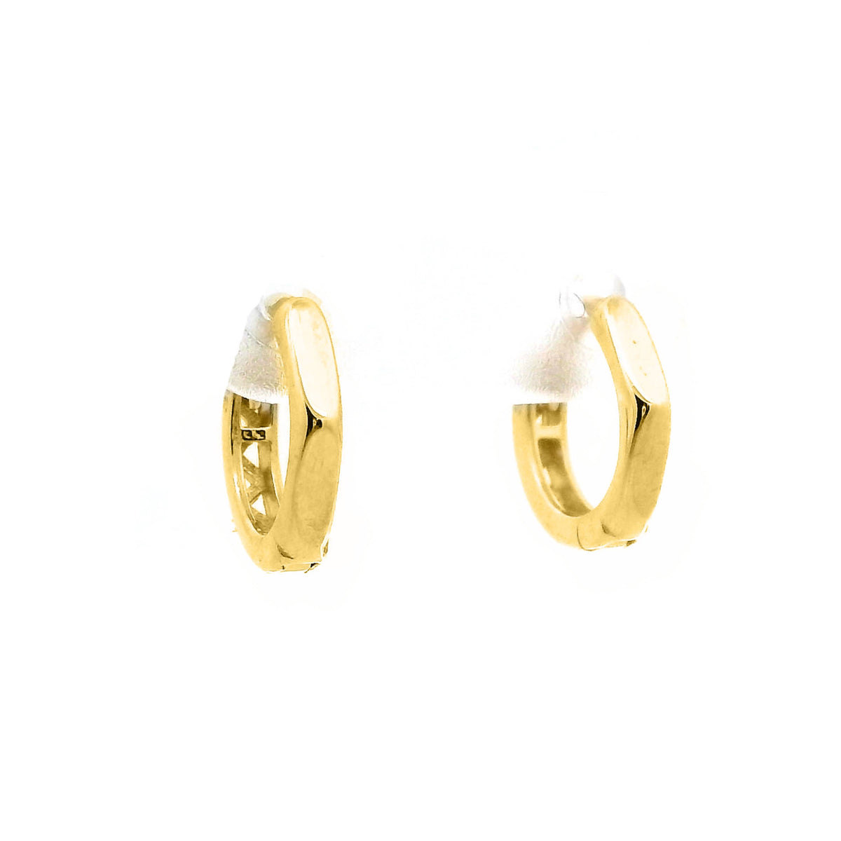 9ct Yellow Gold Small Huggie Hoop Earrings