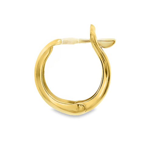 9ct Yellow Gold Huggie Earrings