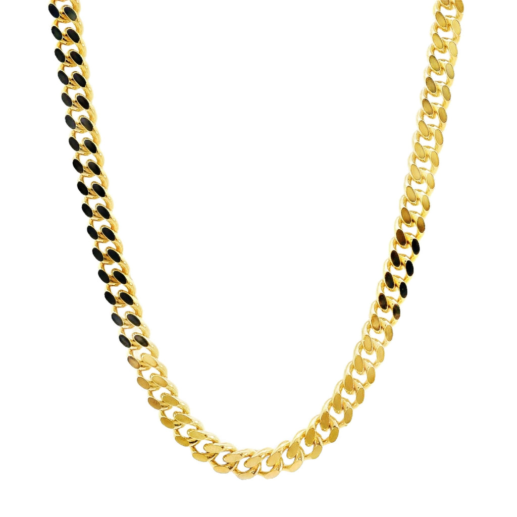 9ct Yellow Gold Diamond Cut Curb Chain 2mm 60cm