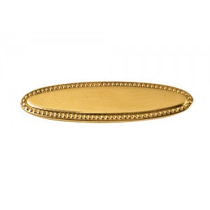 9ct Yellow Gold Oval Baby Brooch