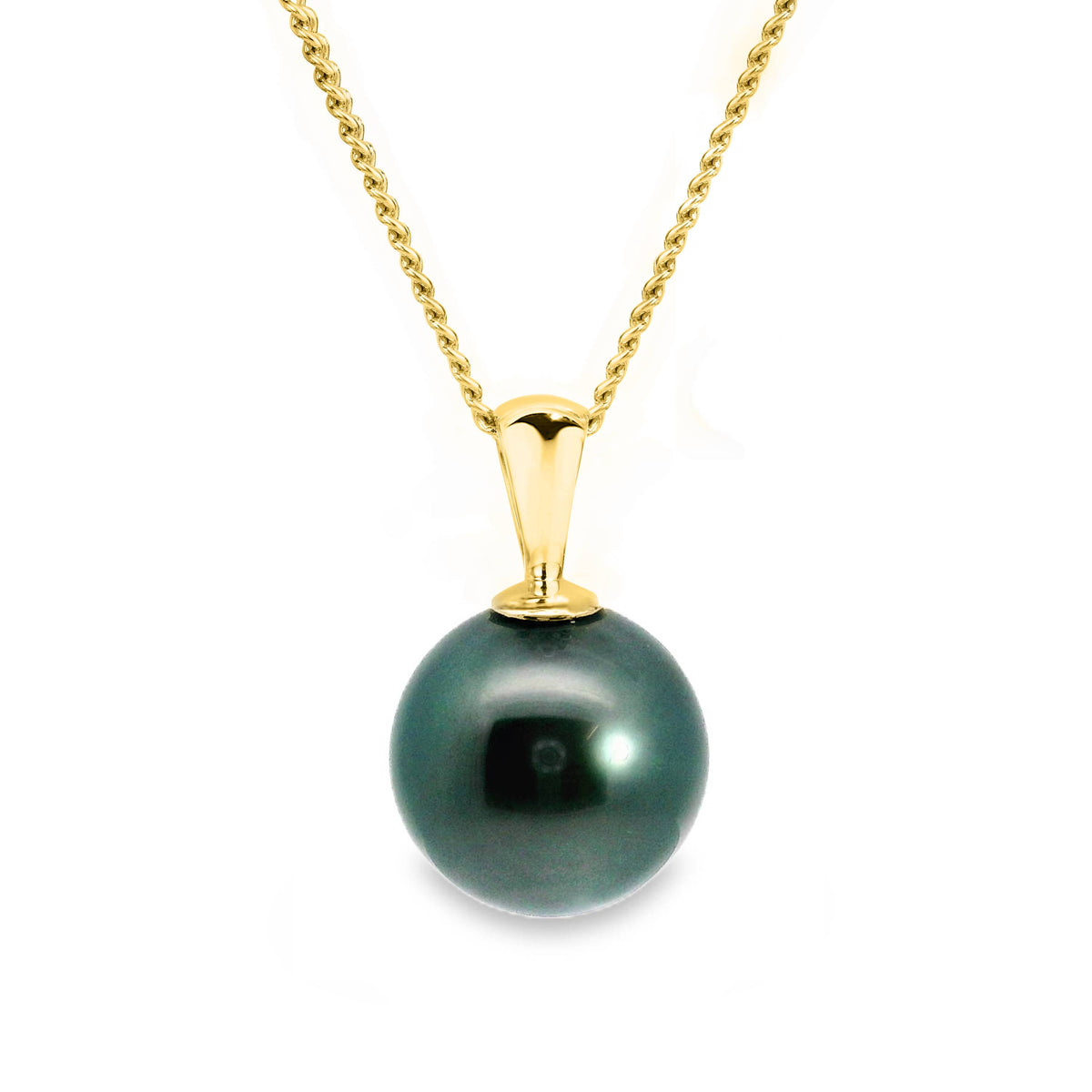 9ct Yellow Gold Tahitian Pearl Pendant