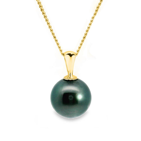 9ct Yellow Gold Tahitian Pearl Pendant