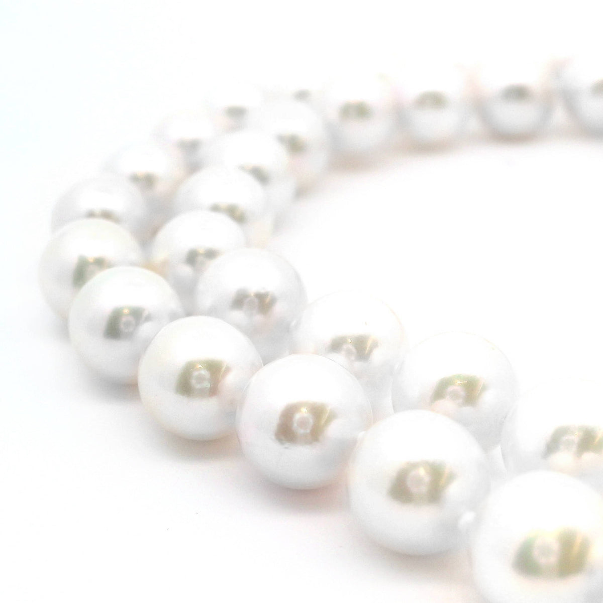 9ct Yellow Gold Akoya Strand Pearl Necklace 7.5 - 8mm