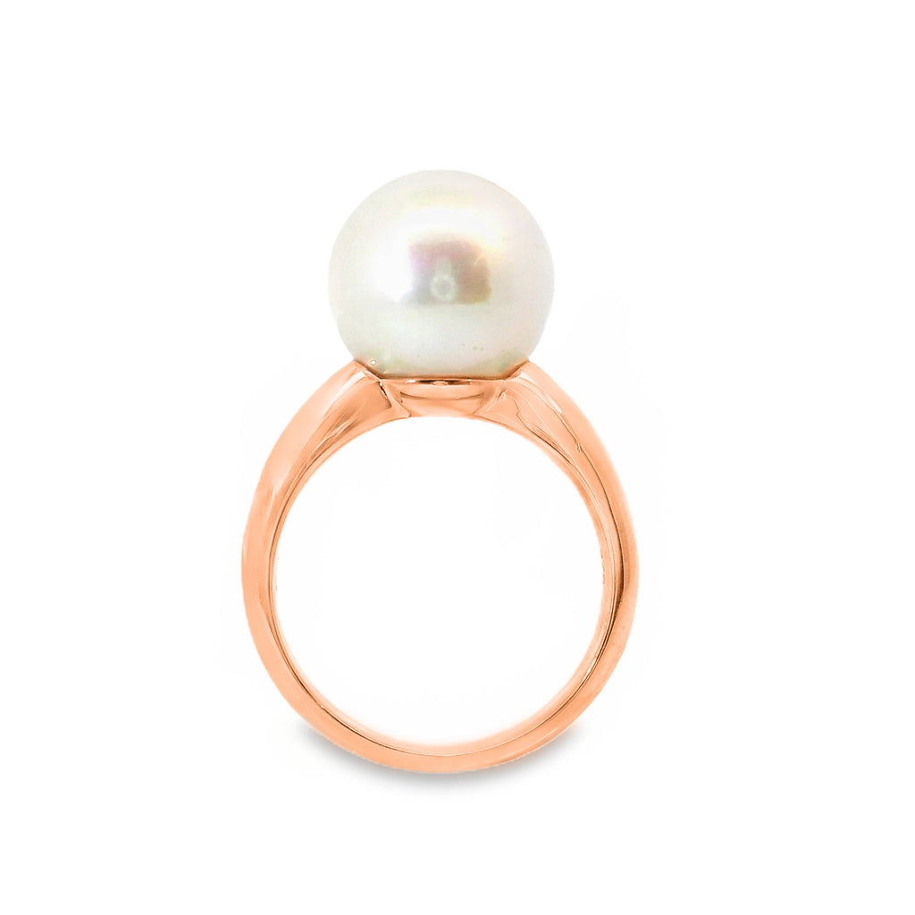 9ct Rose Gold Freshwater Pearl Ring 11-12mm